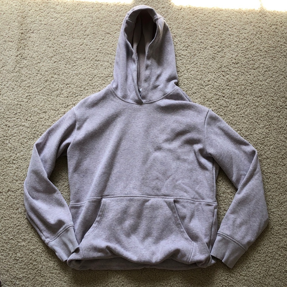 Athleta Girl light grayish purple sweatshirt with girls xxl(16)